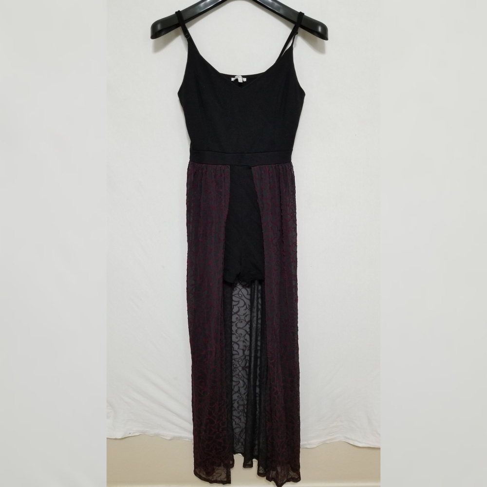 Black & Red Large Charlotte Russe Romper